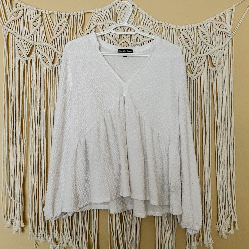 Women’s White Blouse size small